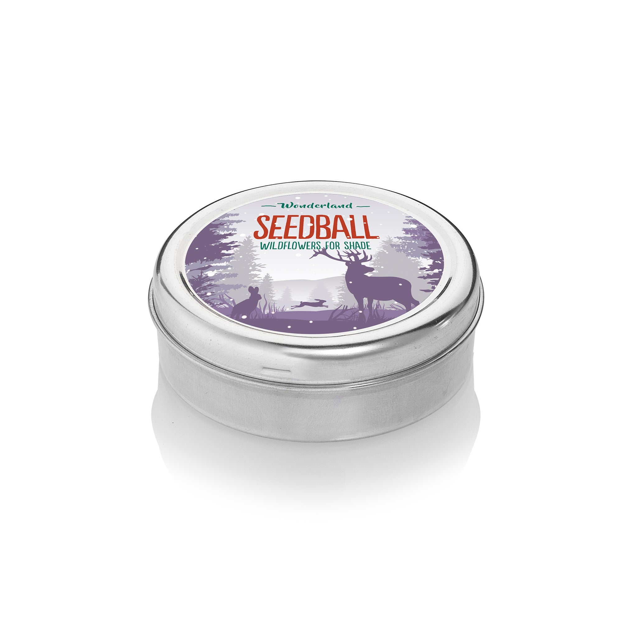 Seedball with a deer design on a white background.