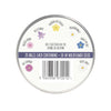 Rear of the seedball tin on a white background