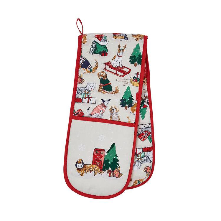 Alternative view of Merry Mutts cotton double oven glove