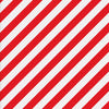 Wrapping paper with a red and white diagonal striped pattern.